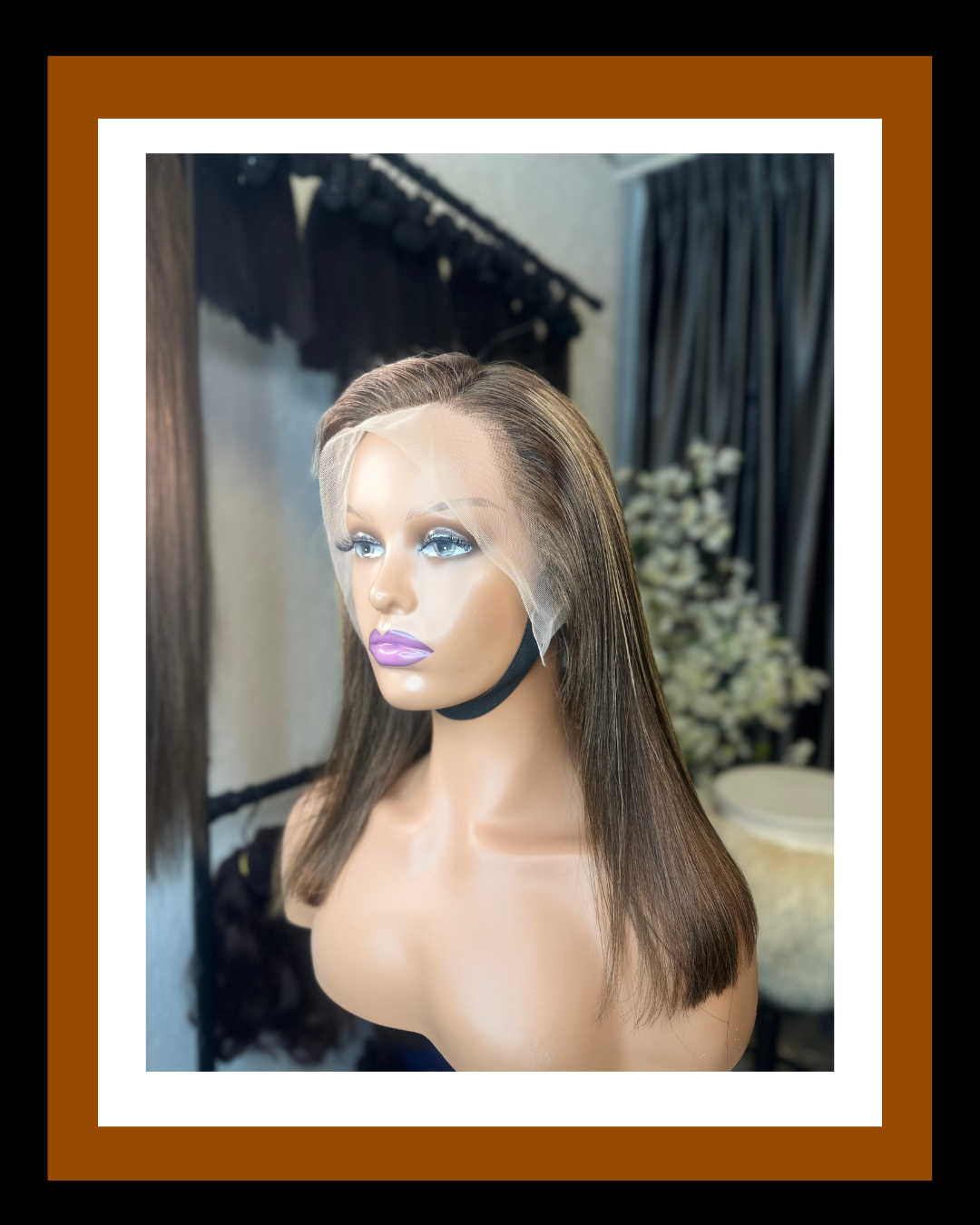 SHILA 13*4 FULL FRONTAL BOB WIG 14INCH