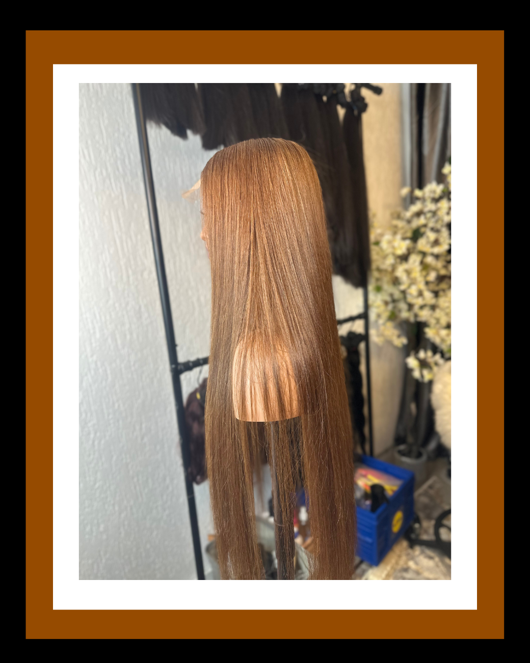 AMY 2*6 SDD BONE STRAIGHT RAW DONOR HAIR COFFE BROWN