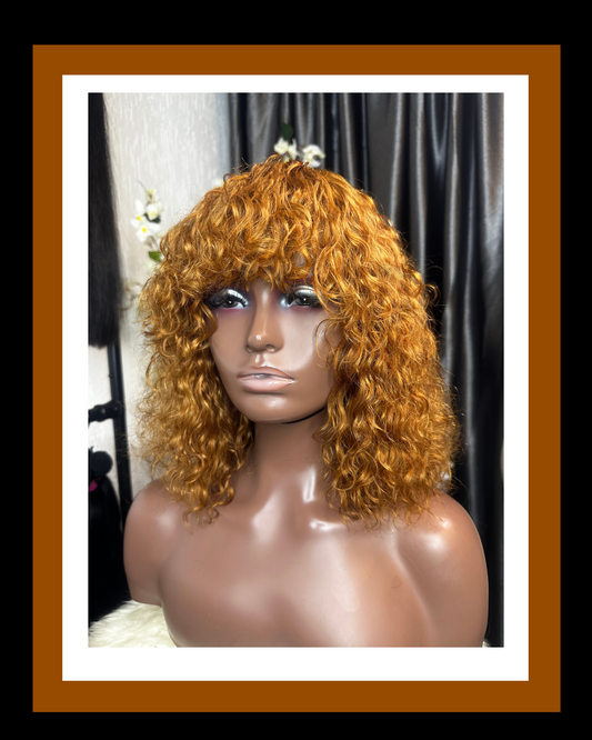 LARA LUXURY CURL SDD BANG WIG COLOR 30