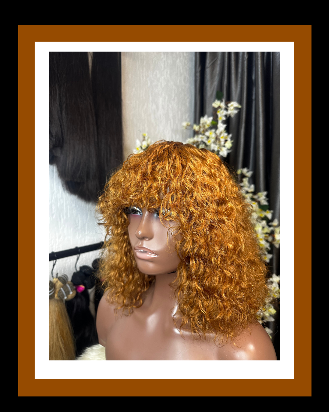 LARA LUXURY CURL SDD BANG WIG COLOR 30