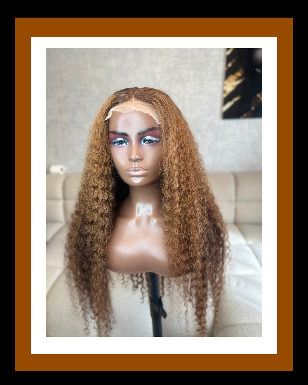 VIVIAN 4*4 SDD HONEY BLONDE STEAMED CURLY 28INCH