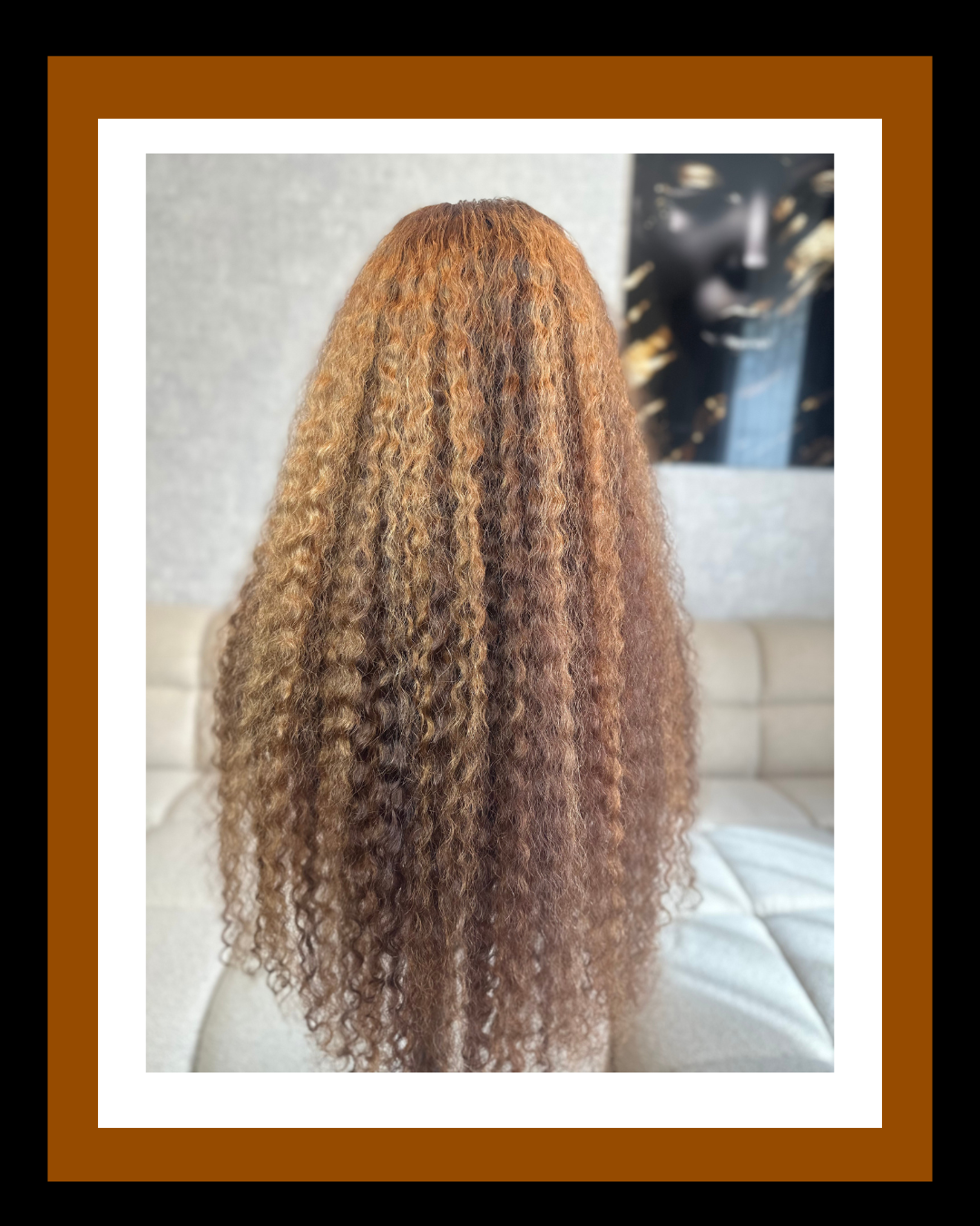 VIVIAN 4*4 SDD HONEY BLONDE STEAMED CURLY 28INCH