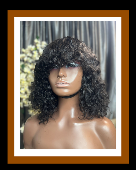 LARA LUXURY CURL SDD BANG WIG NATURAL COLOR