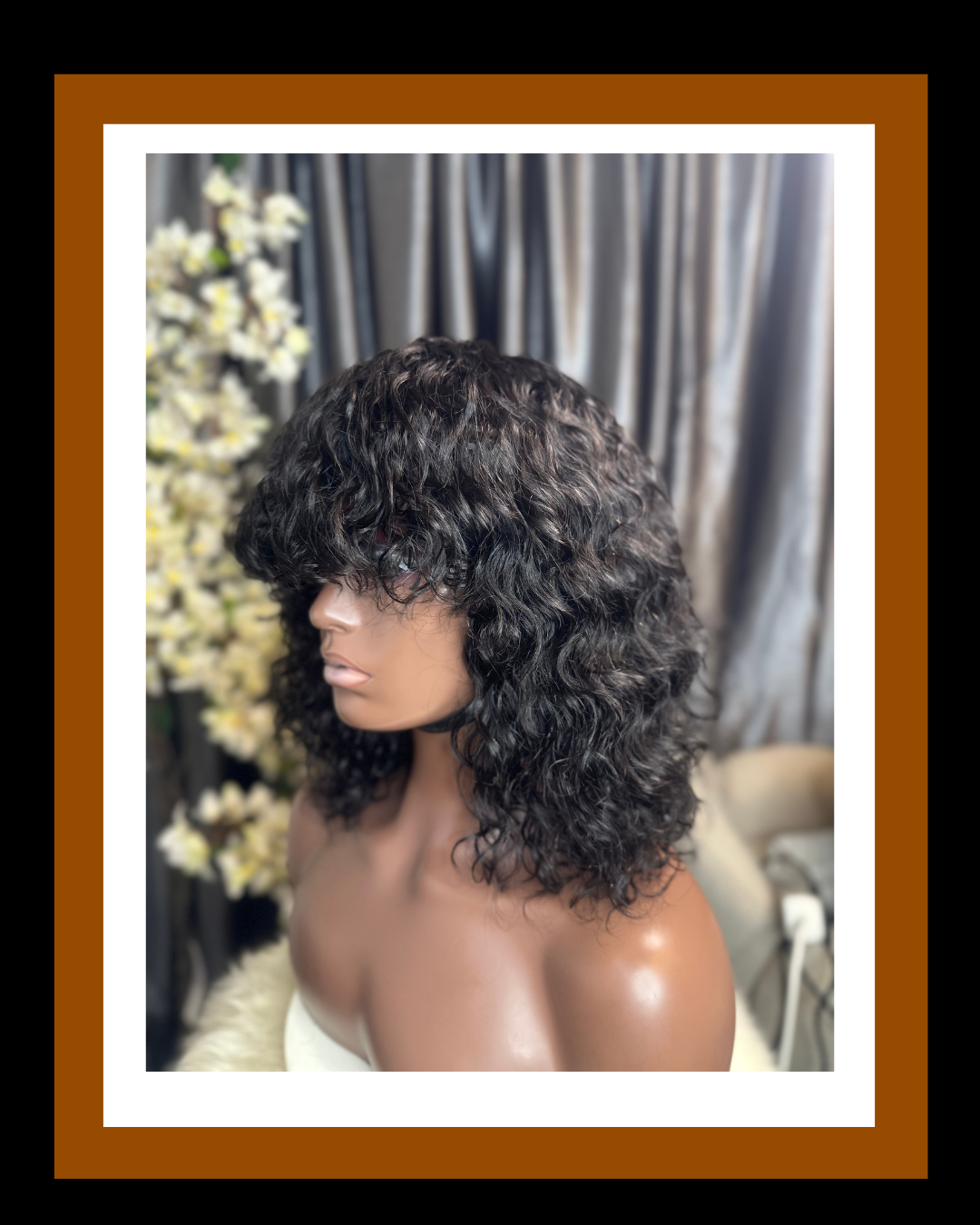 LARA LUXURY CURL SDD BANG WIG NATURAL COLOR