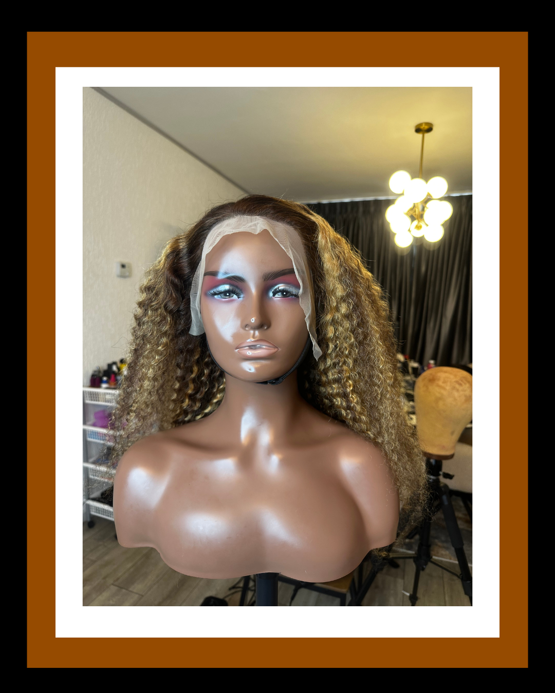 GIGI 13*4 FULL FRONTAL  KINKY CURLY