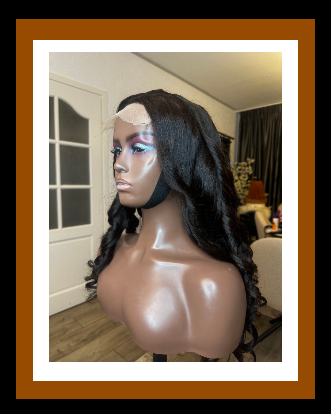 VIOLET 5*5 CLOSURE BODY WAVE  WIG